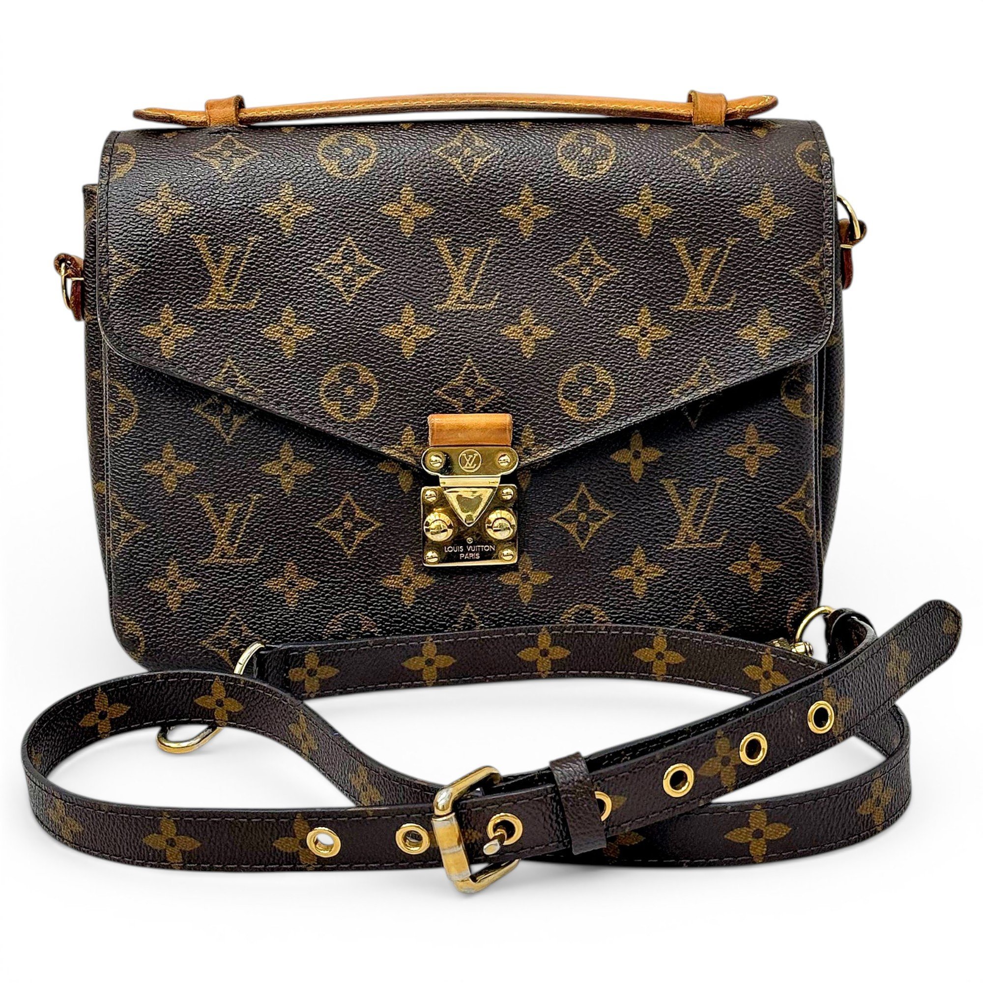 Metis leather handbag