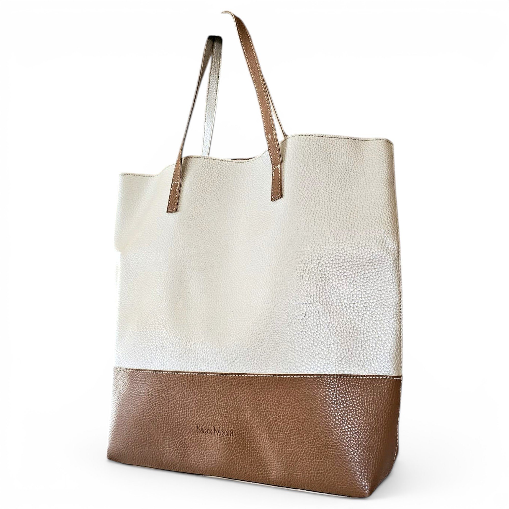 Leather tote