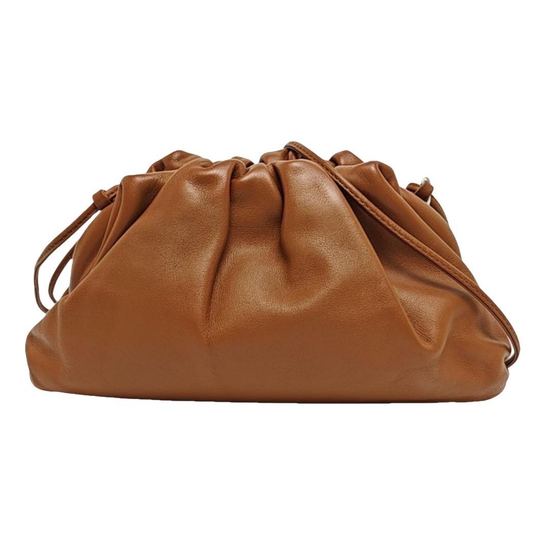 Pouch leather handbag