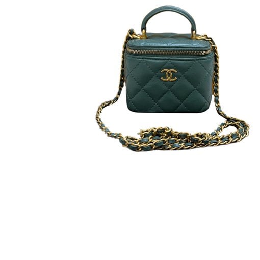 Trendy CC Vanity leather handbag