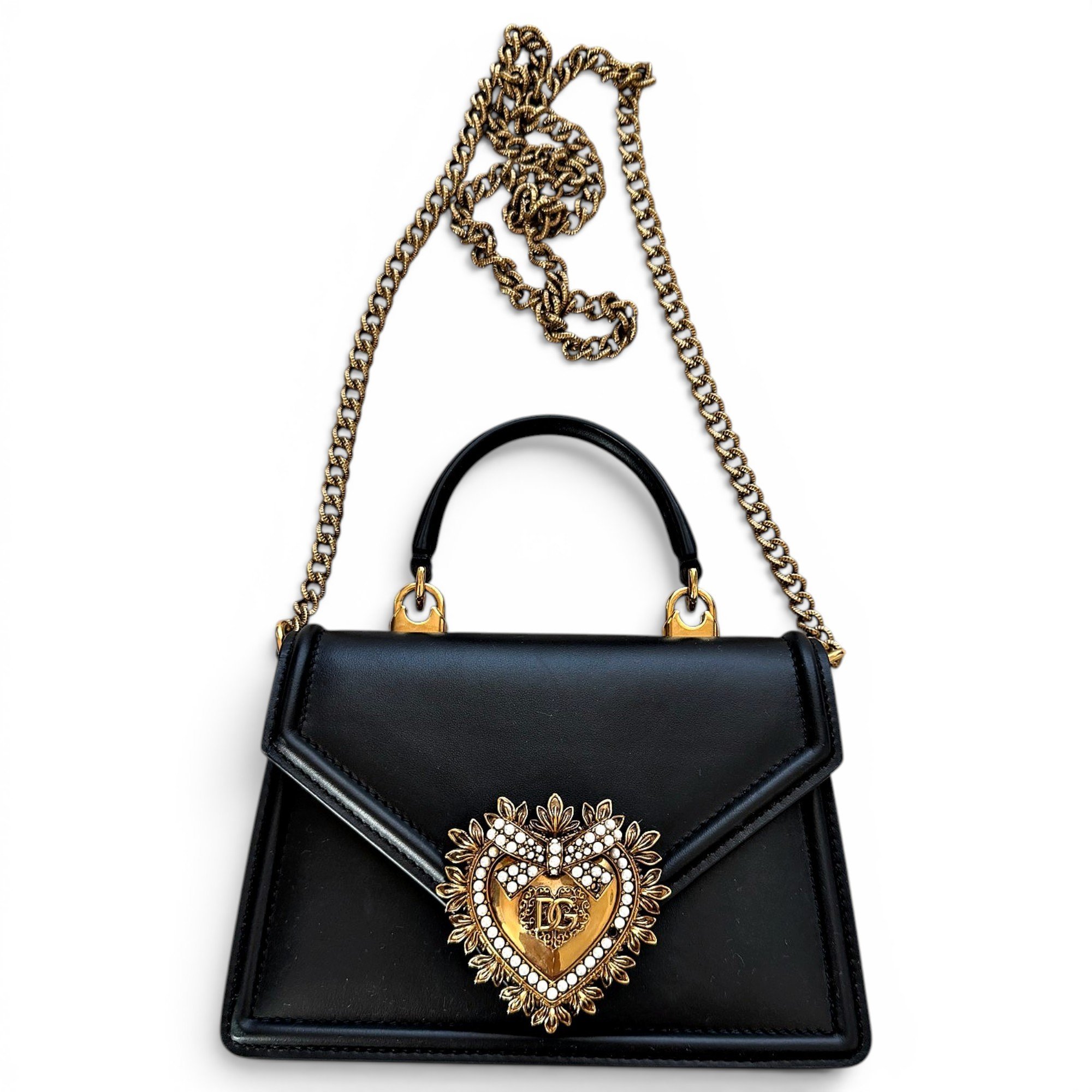 Dolce & Gabbana Devotion leather crossbody bag