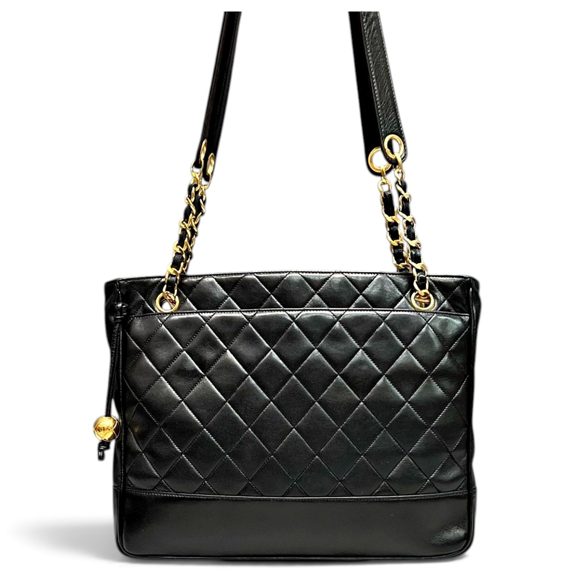 Leather tote