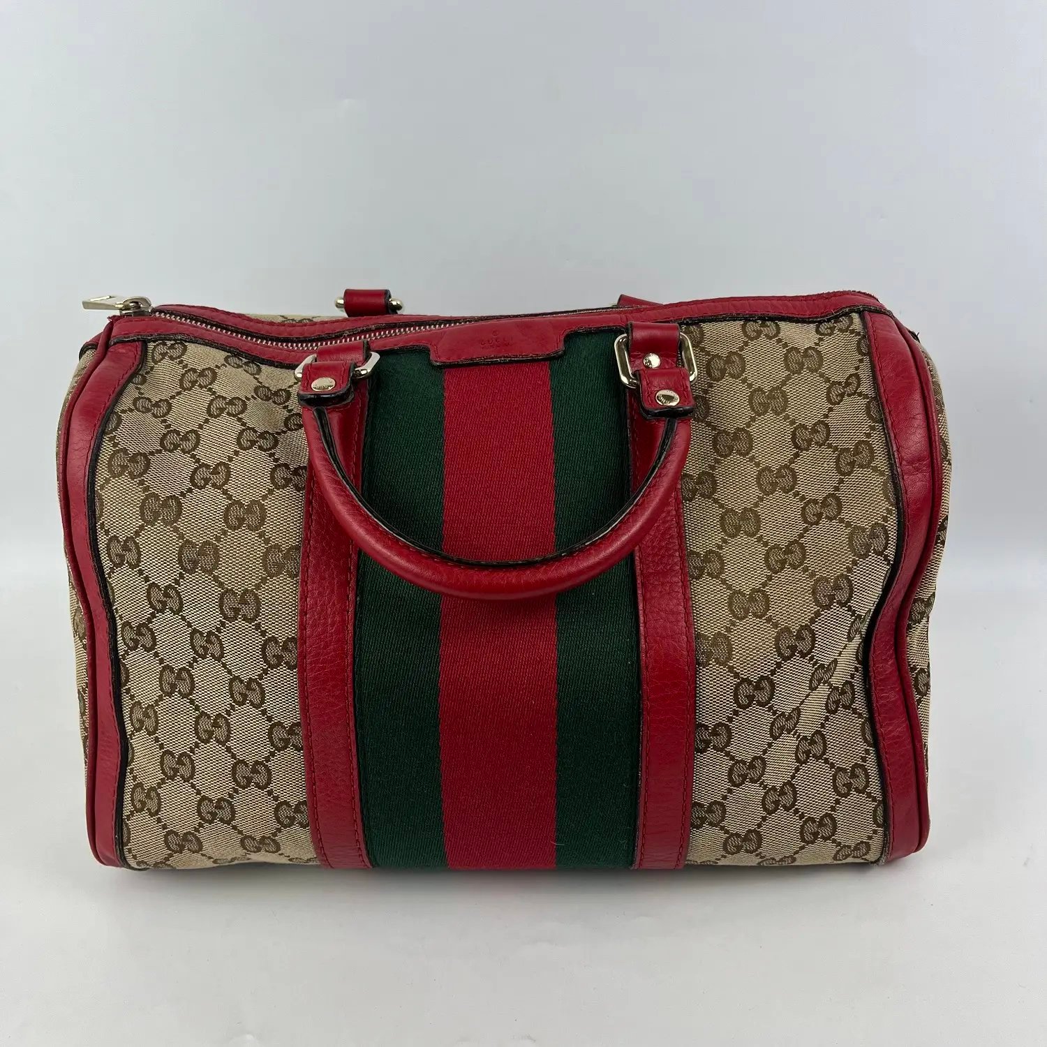 Ophidia Boston leather tote