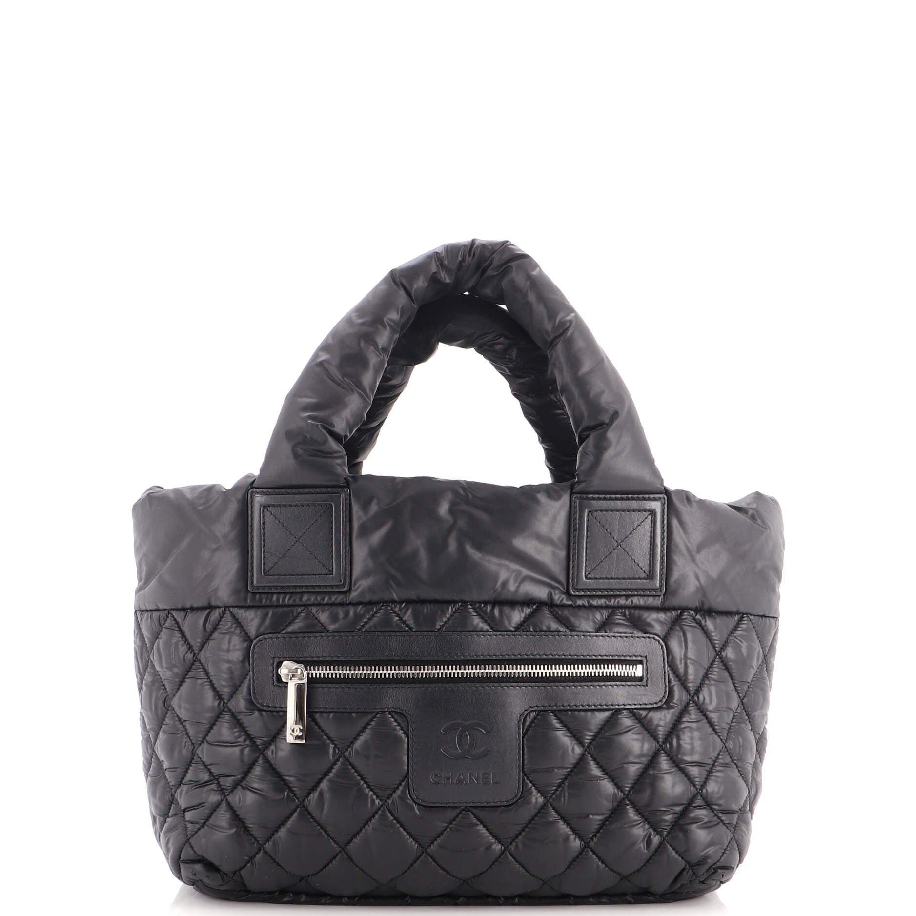 Coco Cocoon Reversible Tote Quilted Nylon Small