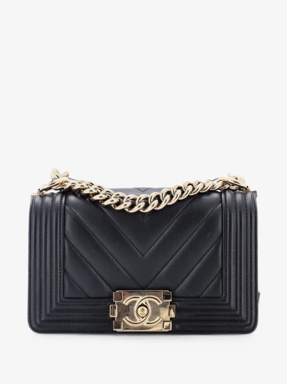 Boy Flap Bag Chevron Calfskin Small crossbody bag