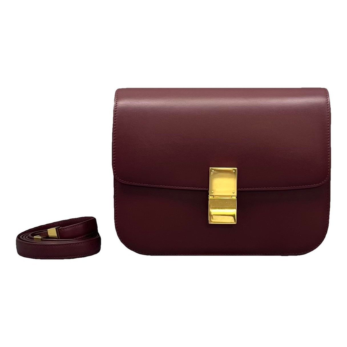 Classic leather crossbody bag