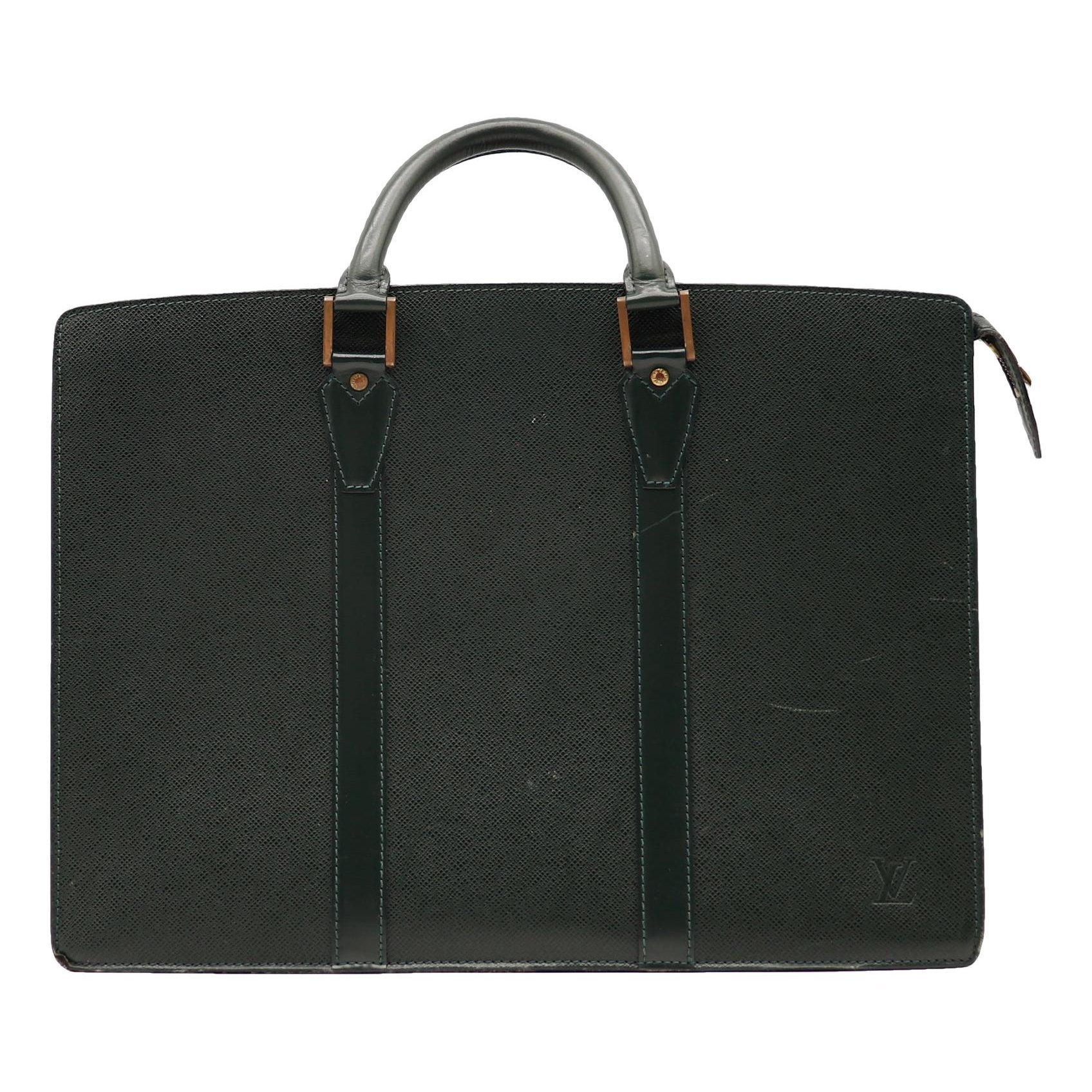 Porte Documents Voyage leather handbag