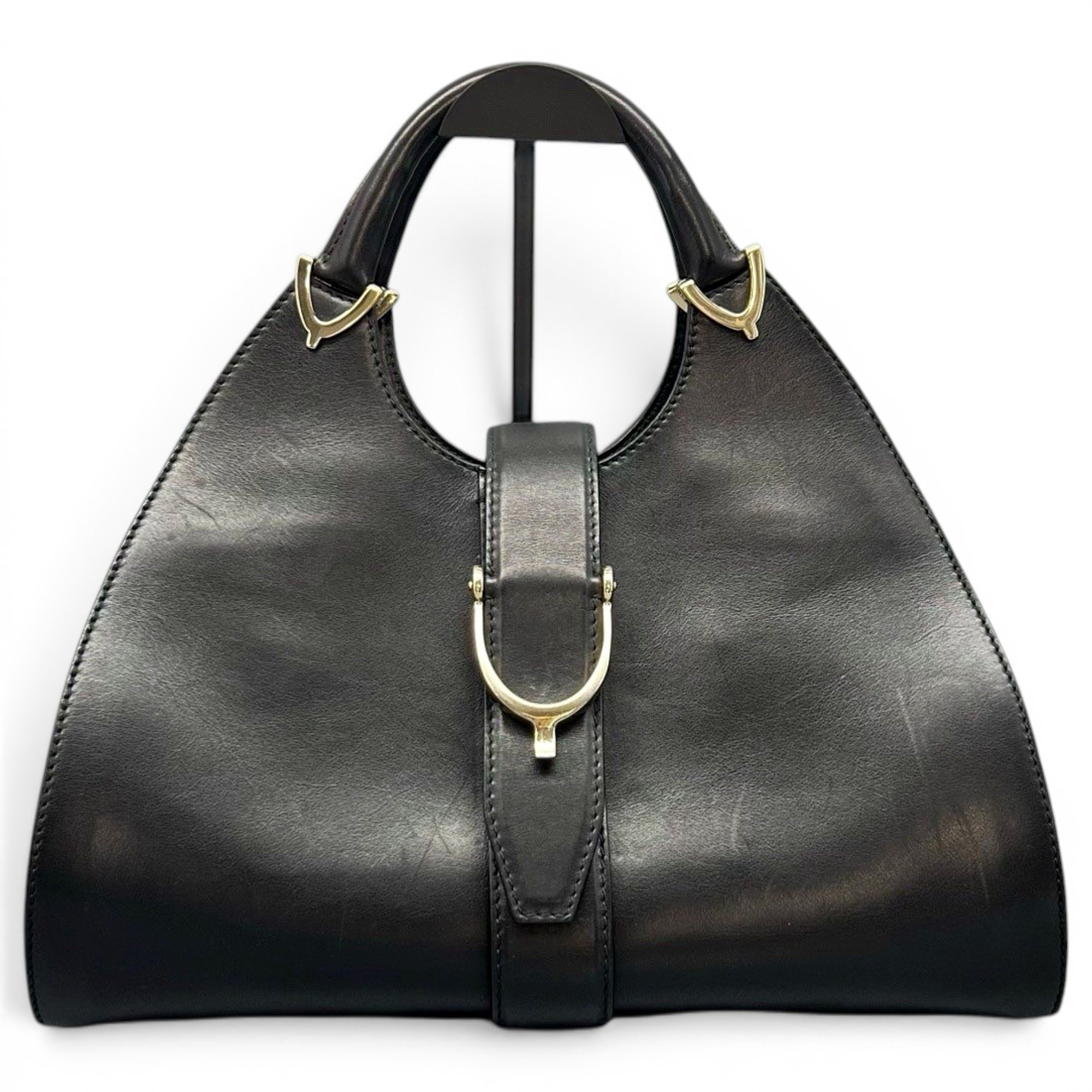 Stirrup leather handbag