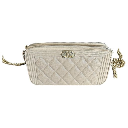 Boy leather crossbody bag
