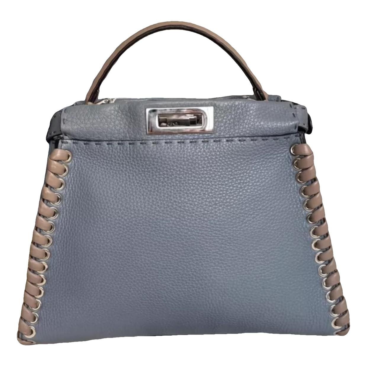 Peekaboo leather handbag