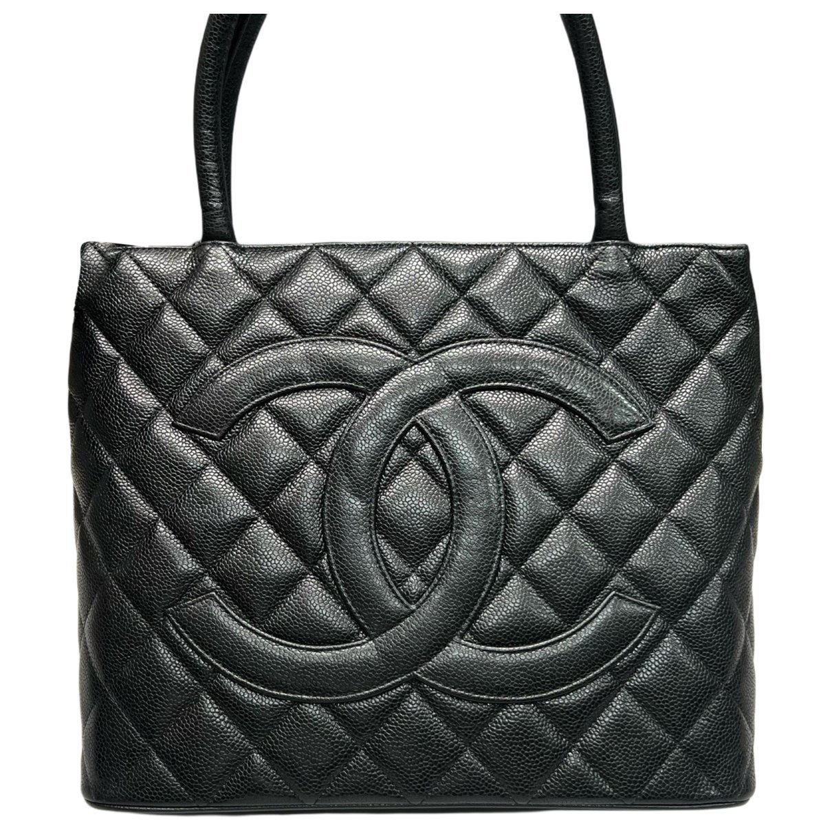 Médaillon leather tote