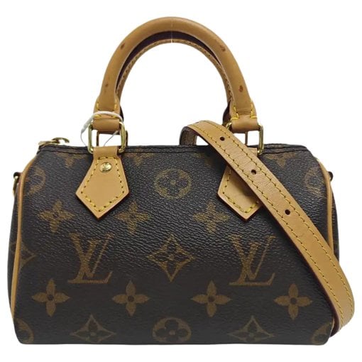 Nano Speedy / Mini HL leather handbag
