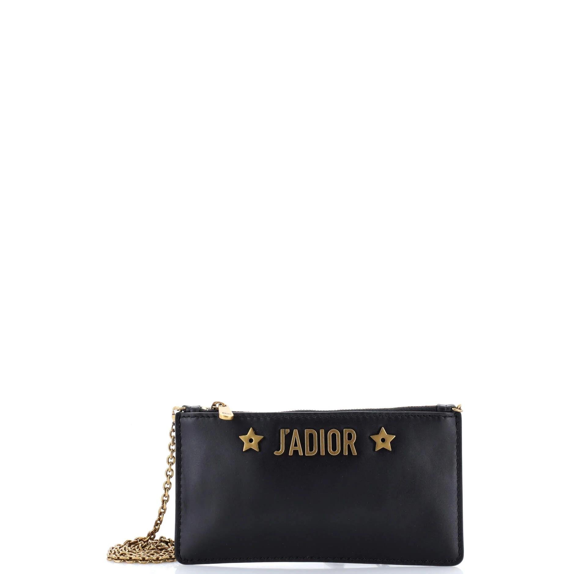 Leather clutch bag