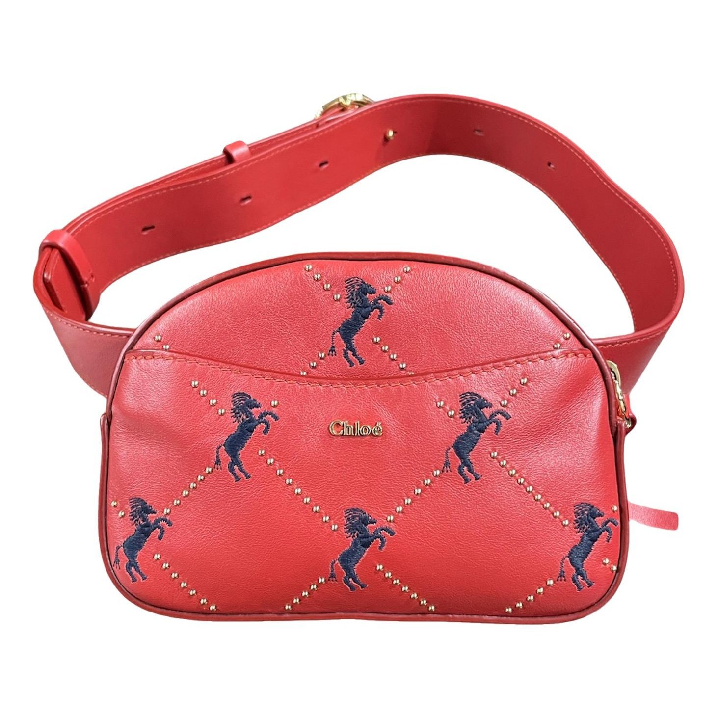 Leather mini bag