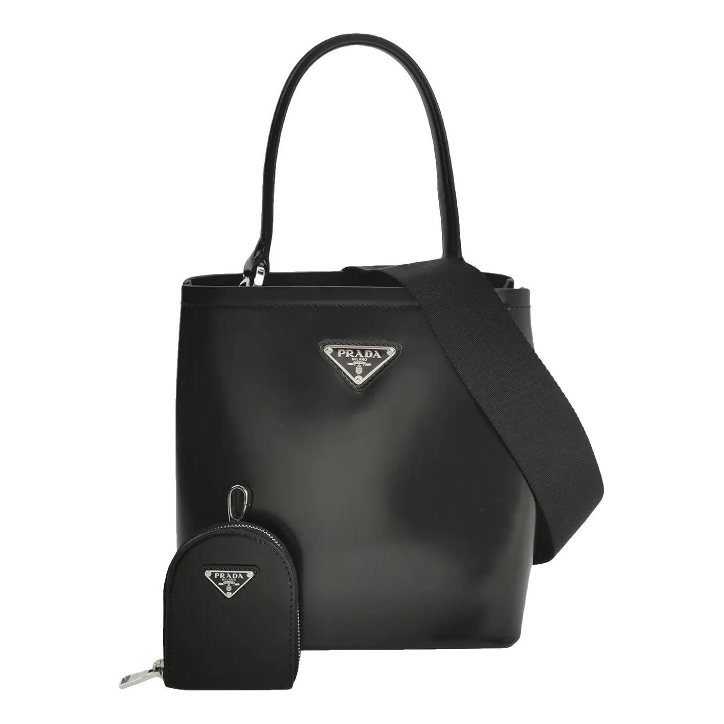 Panier leather crossbody bag
