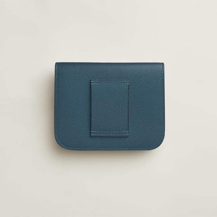 Bleu De Prusse Constance Slim Wallet