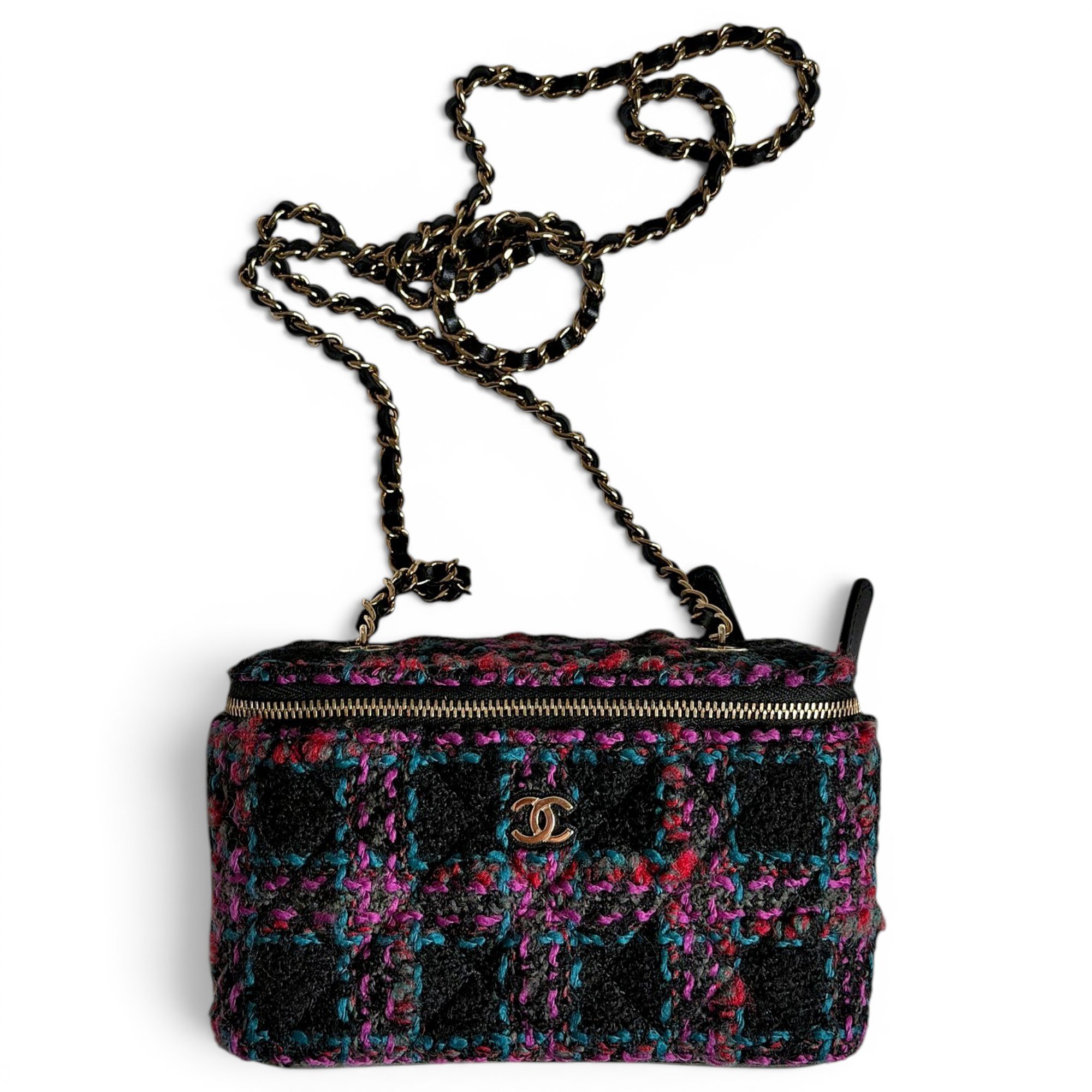 Vanity tweed bag