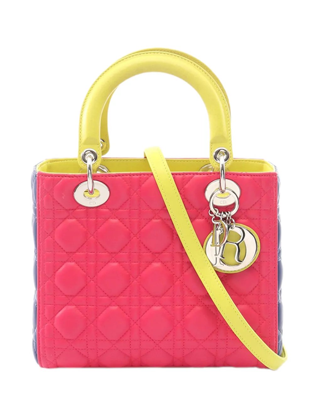 2010-2026 Medium Lambskin Cannage Lady Dior satchel