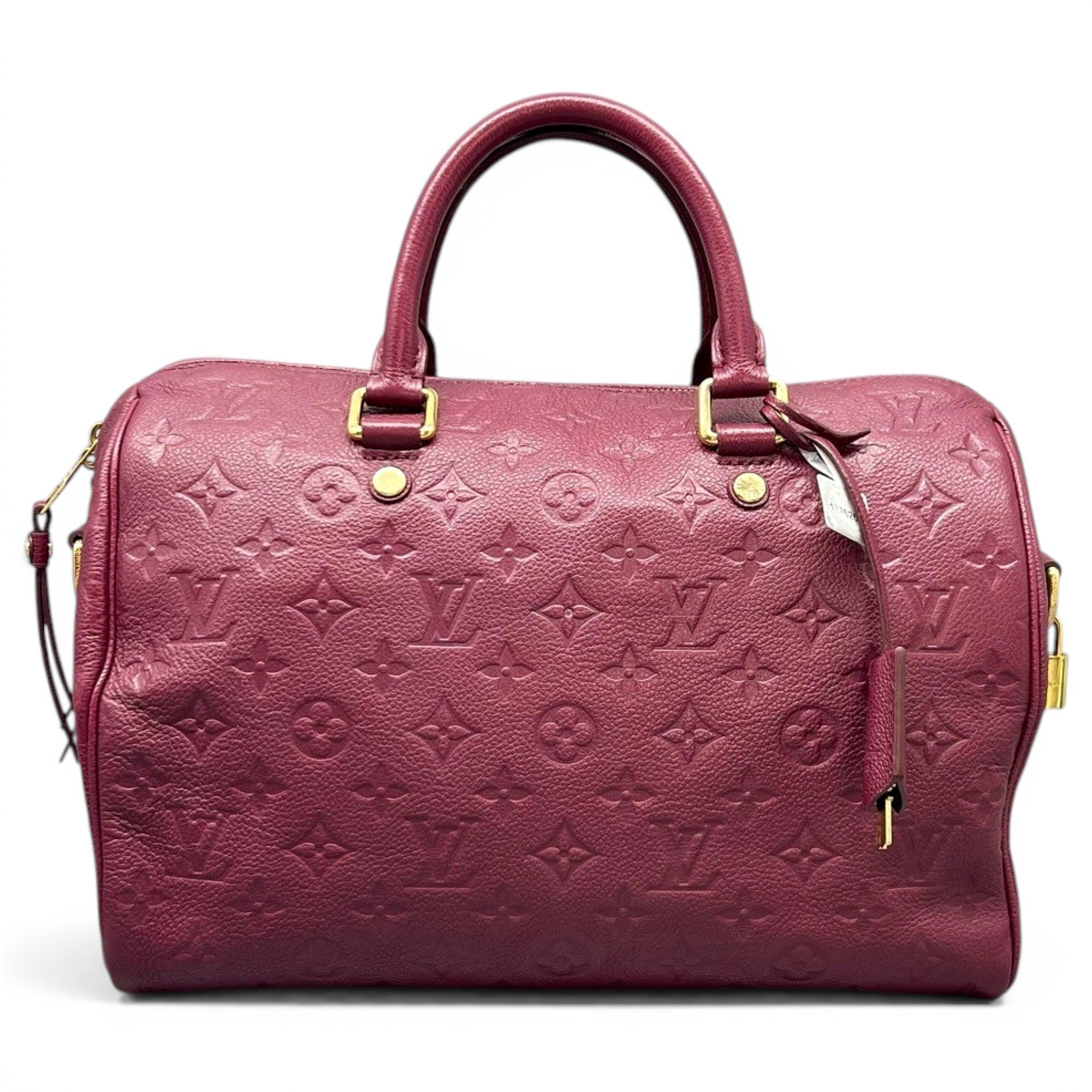 Speedy leather handbag