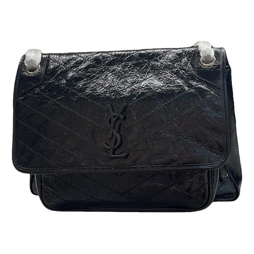 Patent leather handbag