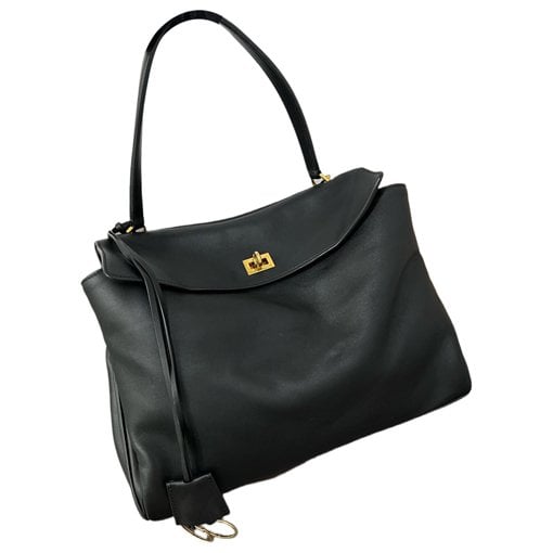 Balenciaga Rodeo leather handbag