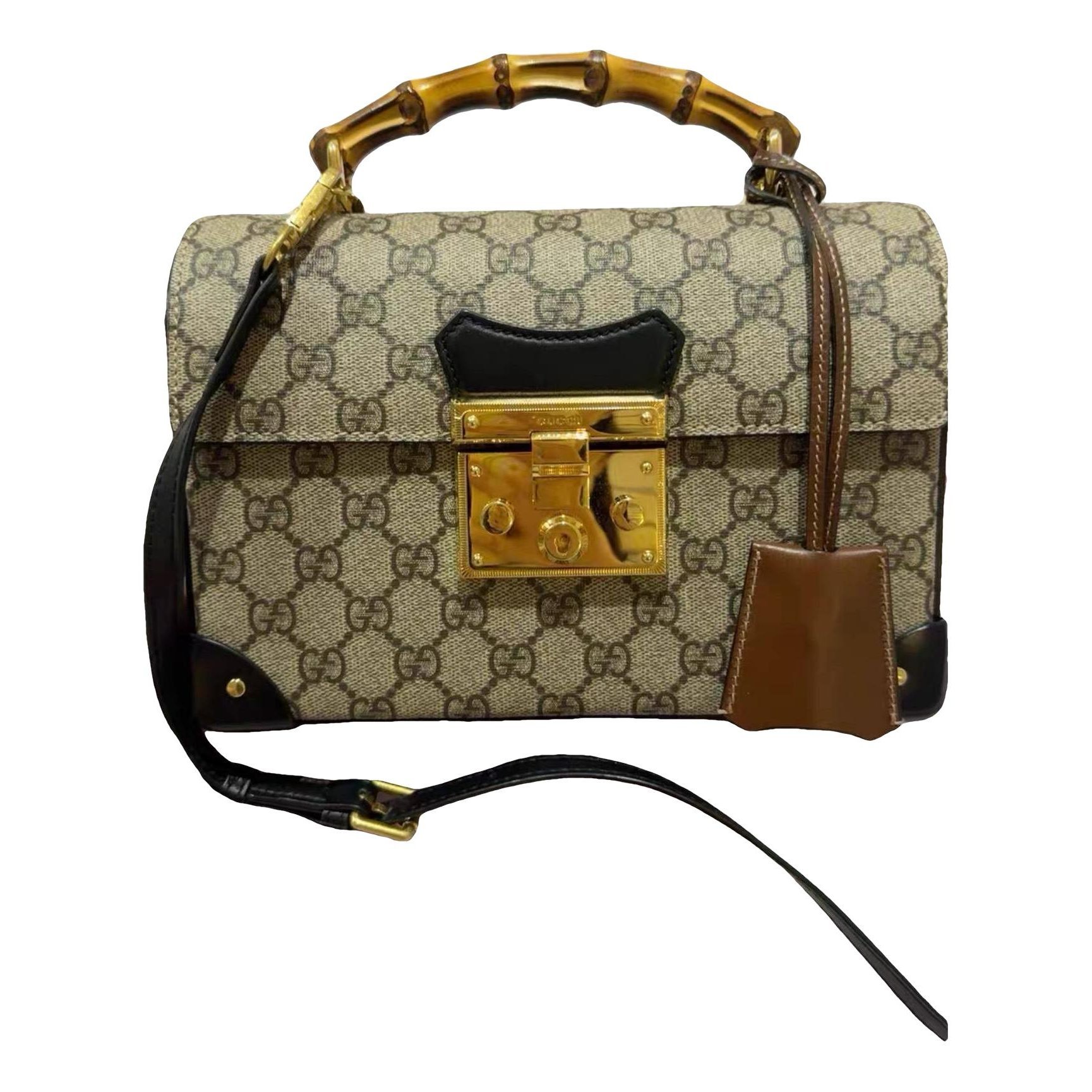 Padlock cloth handbag