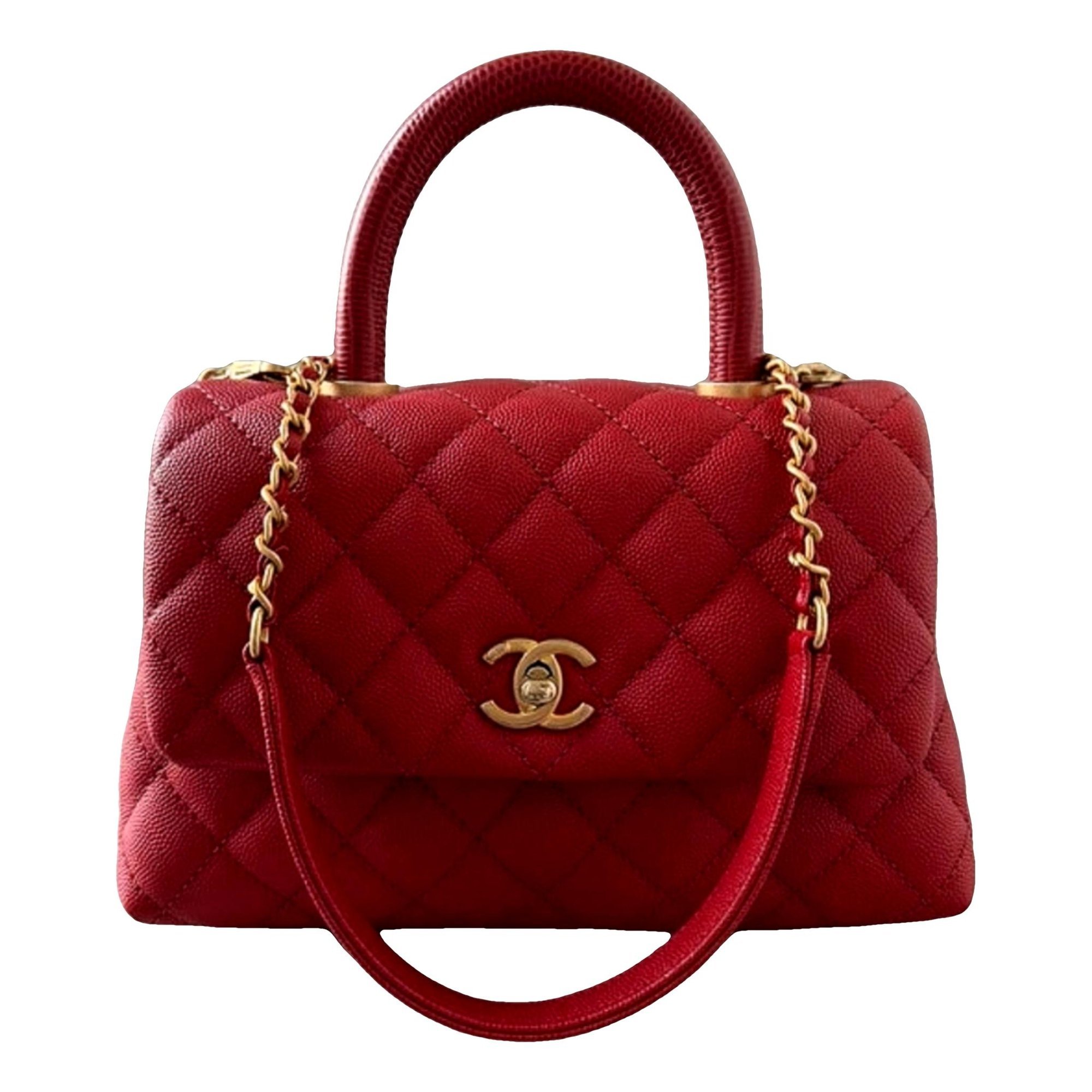 Coco Handle leather handbag