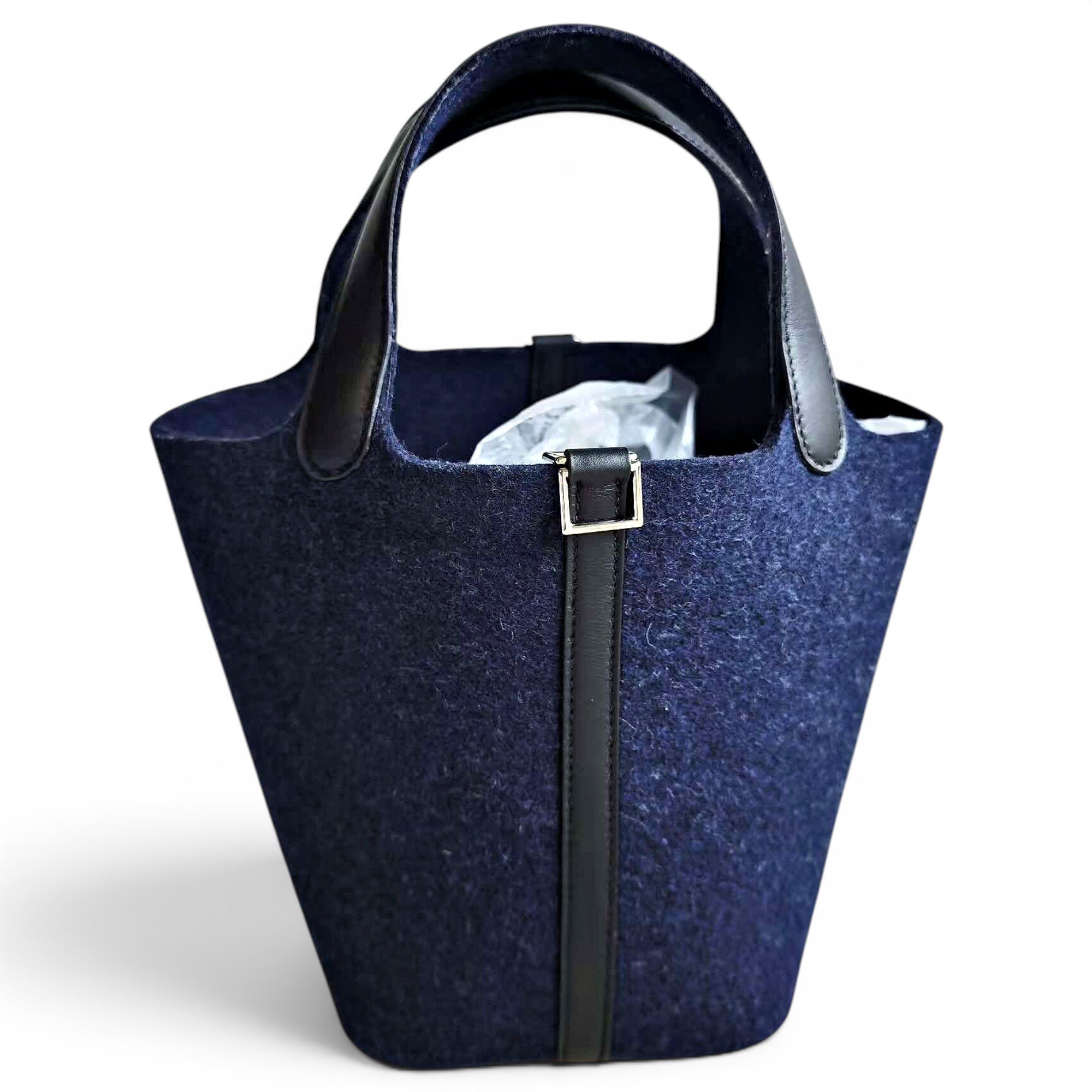 Picotin wool tote