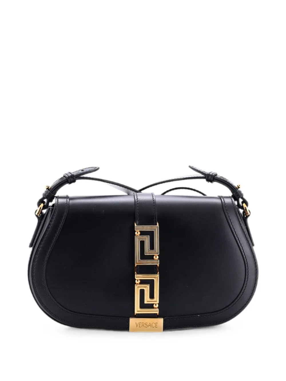 Greca Goddess Leather Medium shoulder bag