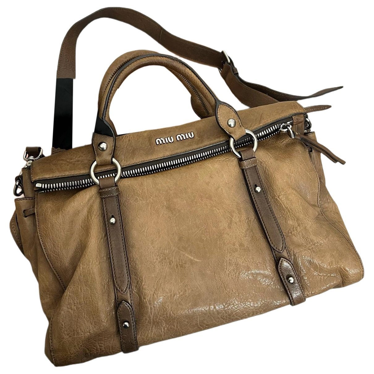 Leather handbag