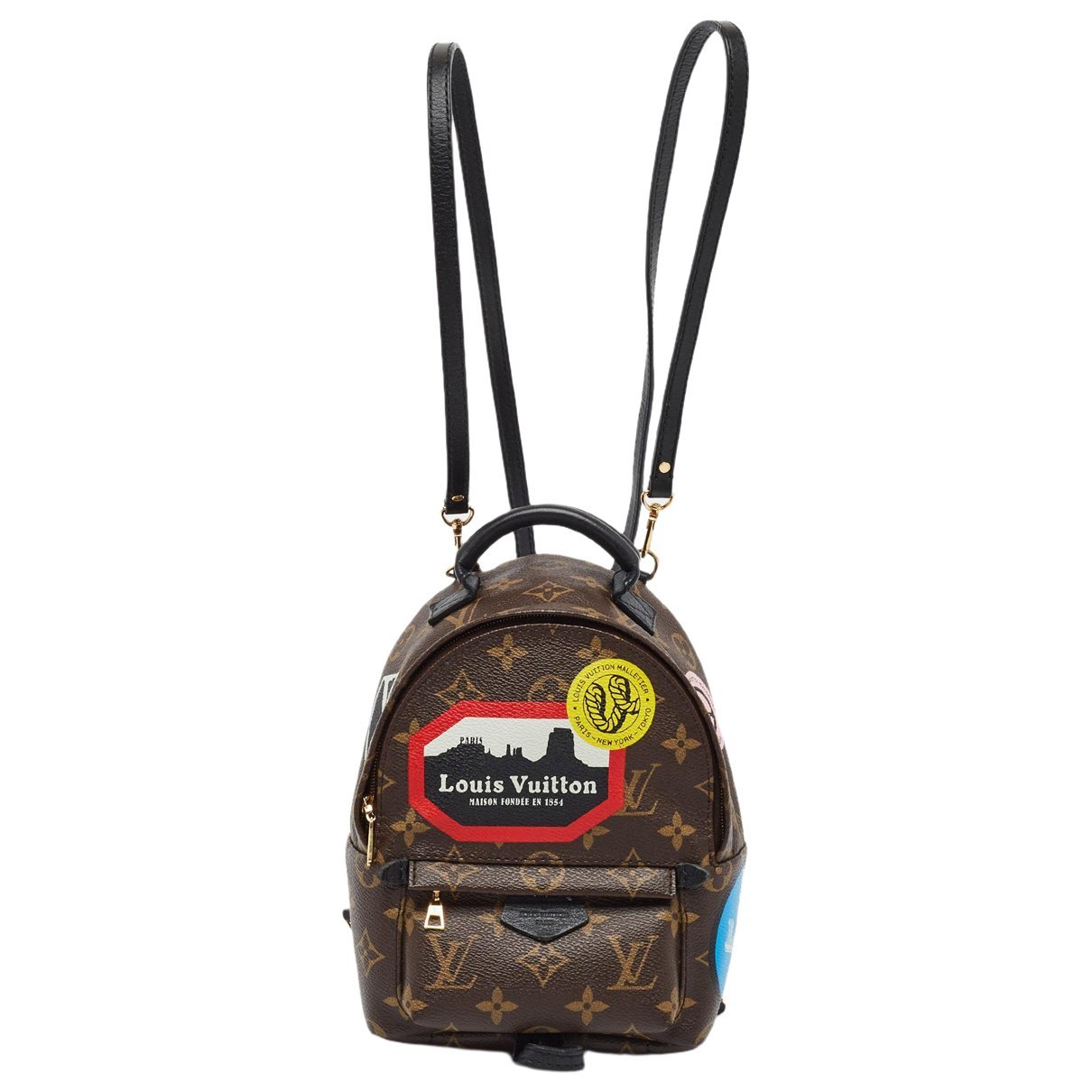Leather backpack