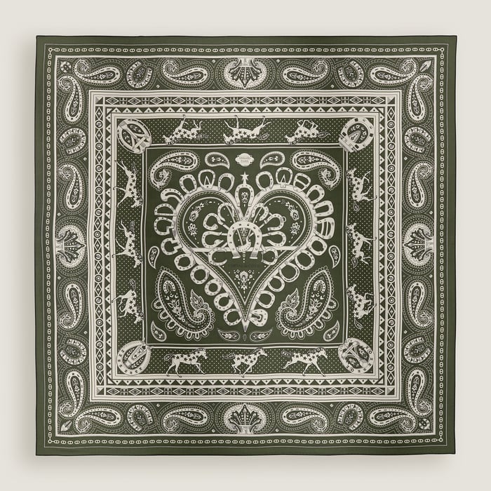 Cheval De Coeur Bandana Shawl 140