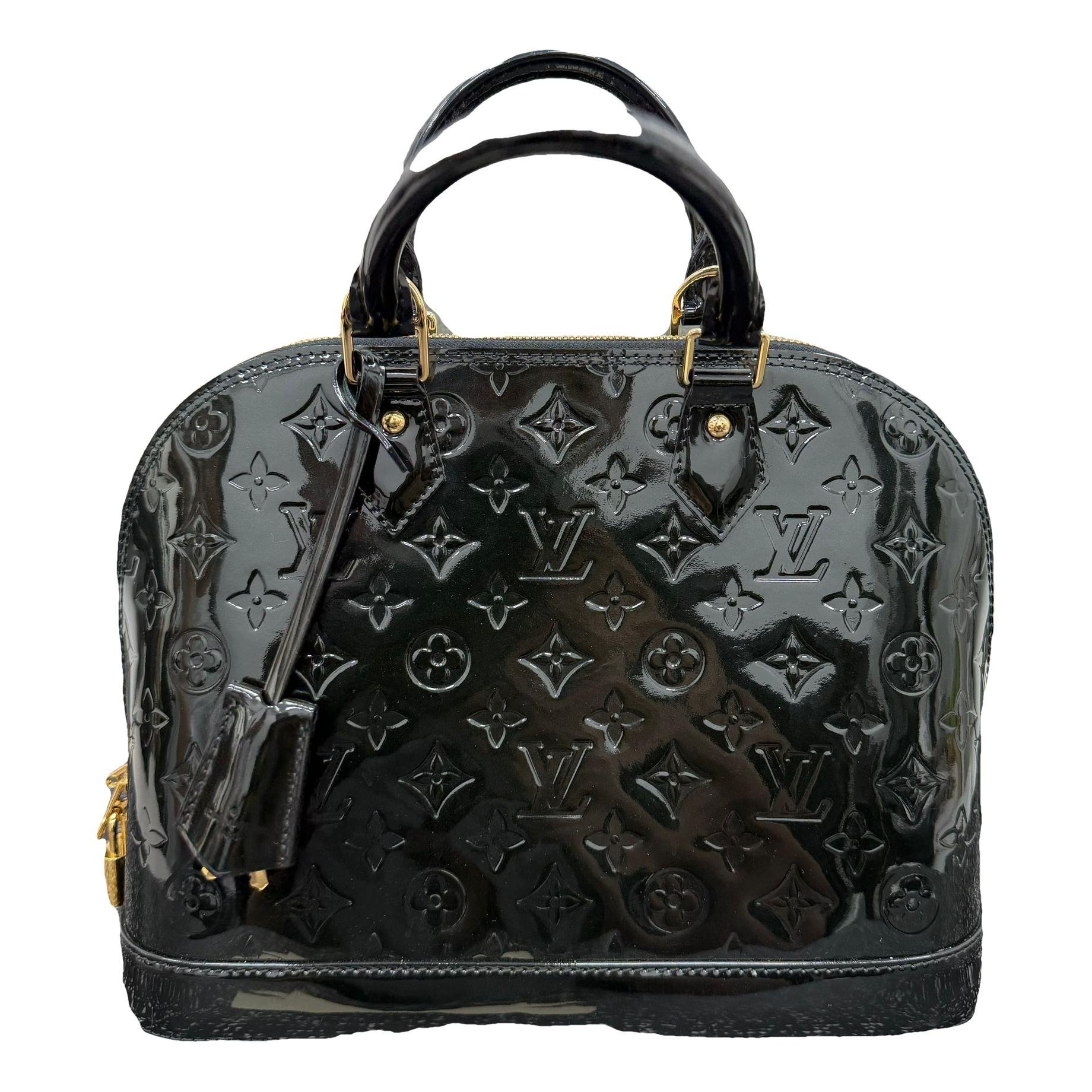 Alma patent leather handbag