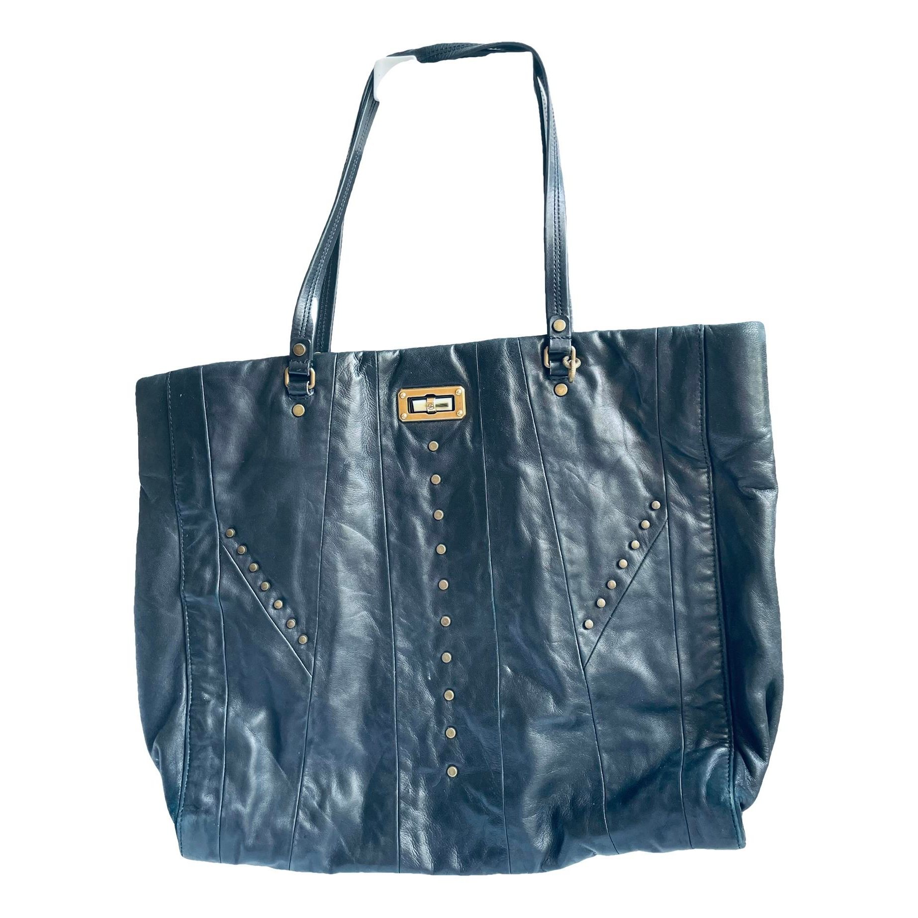 Leather tote