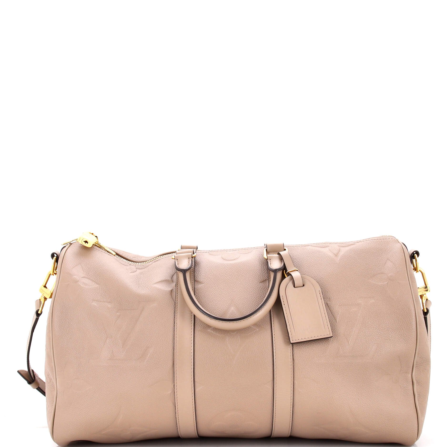 Louis Vuitton Keepall Bandouliere Bag Monogram Empreinte Giant 45