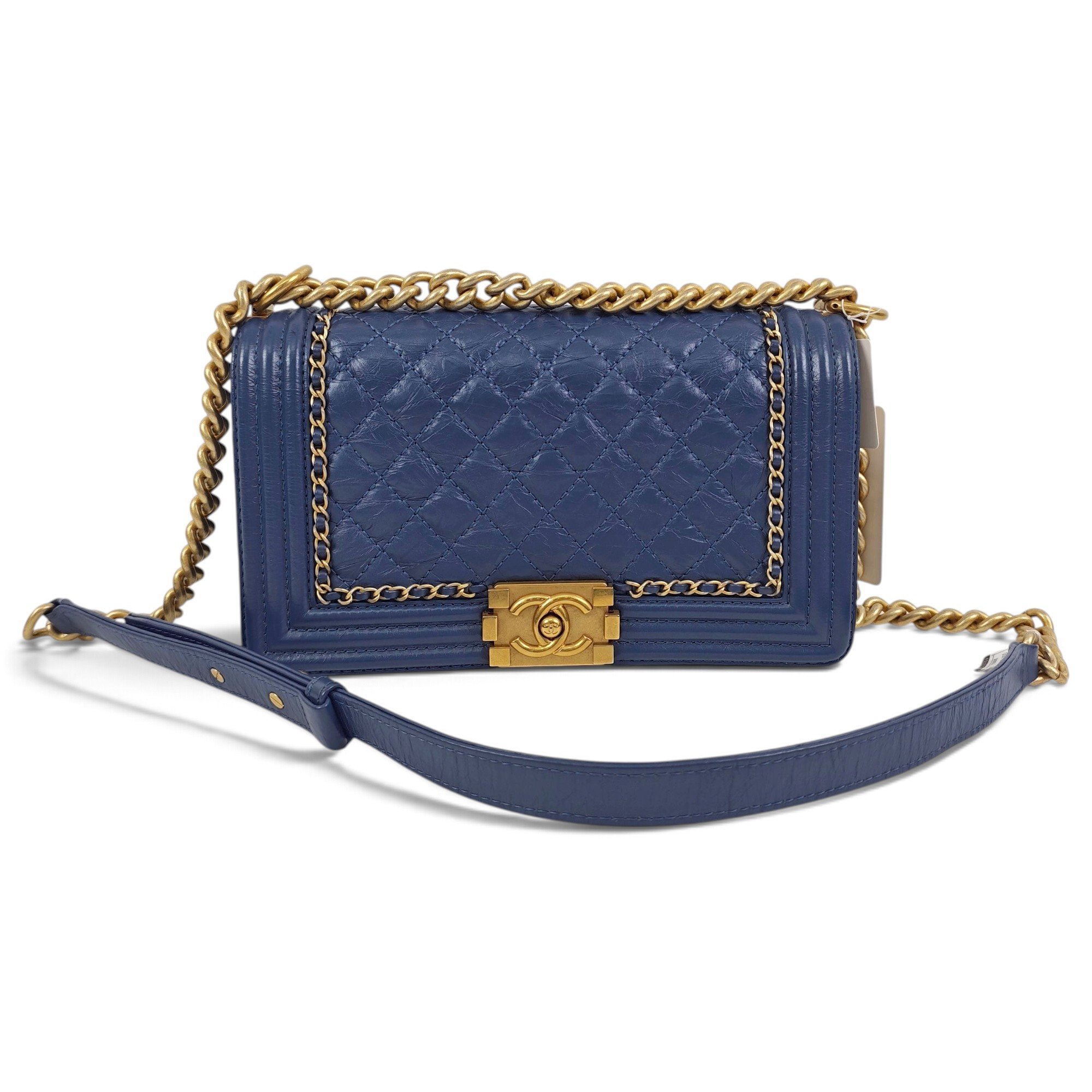 Boy leather handbag