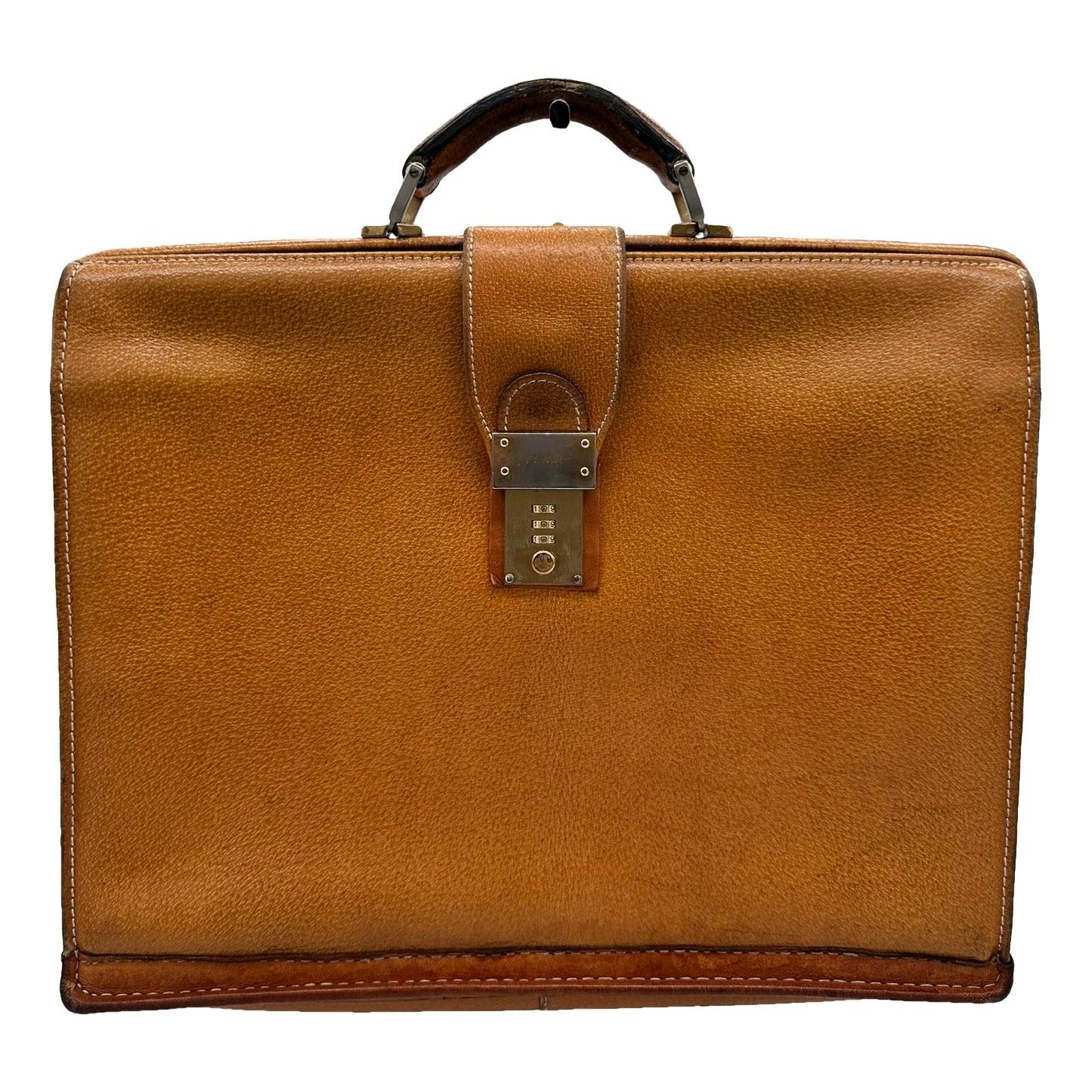 Leather satchel