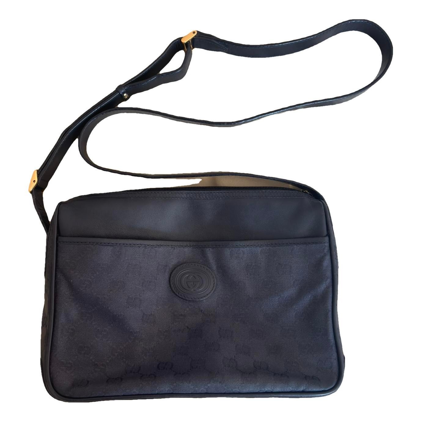 Linen crossbody bag
