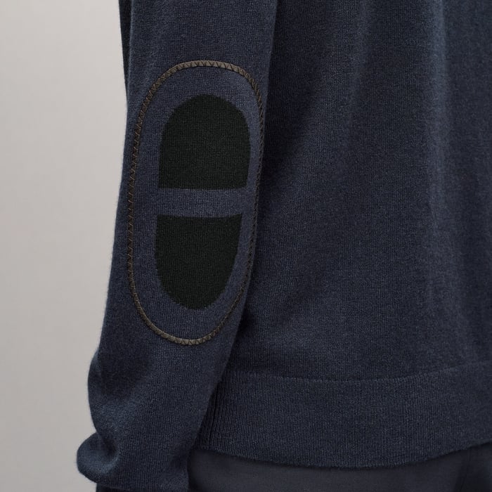 Marine "Maillon Chaine d'Ancre" Crewneck Cashmere Sweater