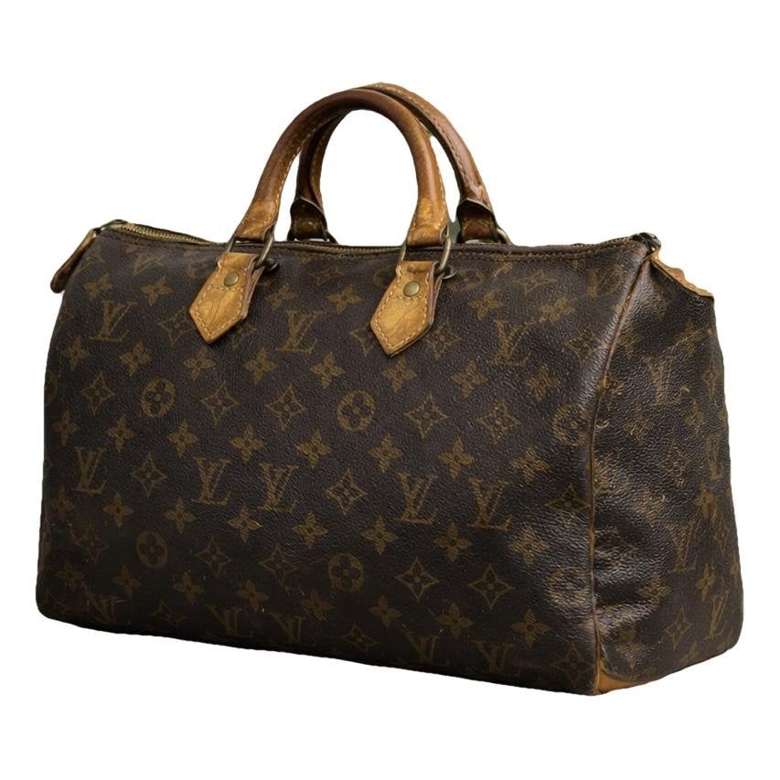 Speedy leather handbag