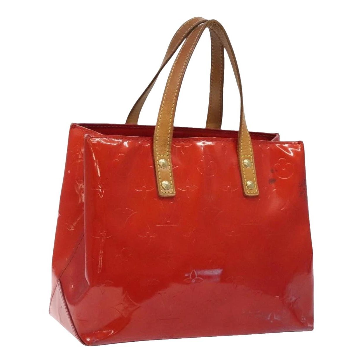 Patent leather handbag