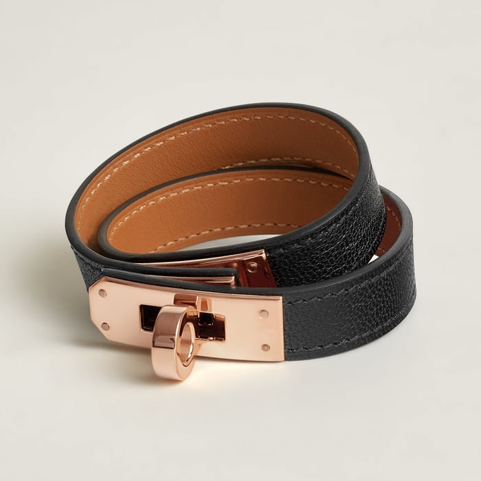 Noir Kelly Double Tour Bracelet