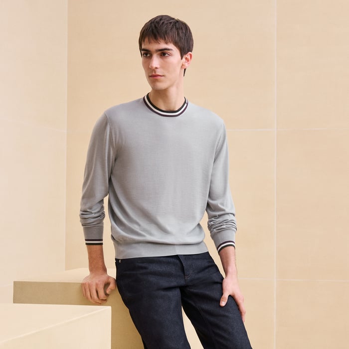 Silex "Rayures & Twist" Crewneck Sweater