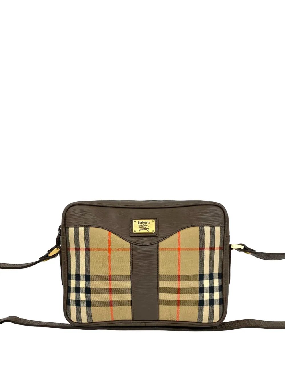 20th Century Haymarket Check Canvas crossbody bag