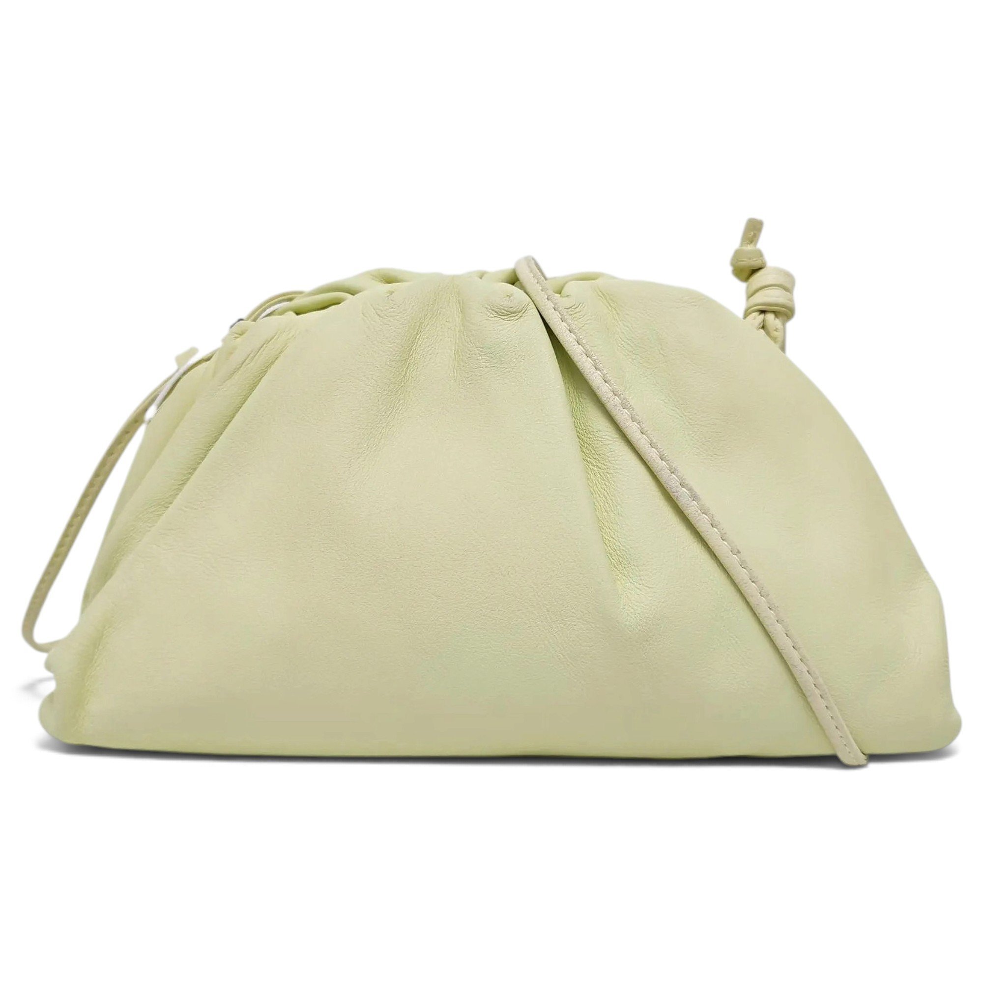 Pouch leather handbag