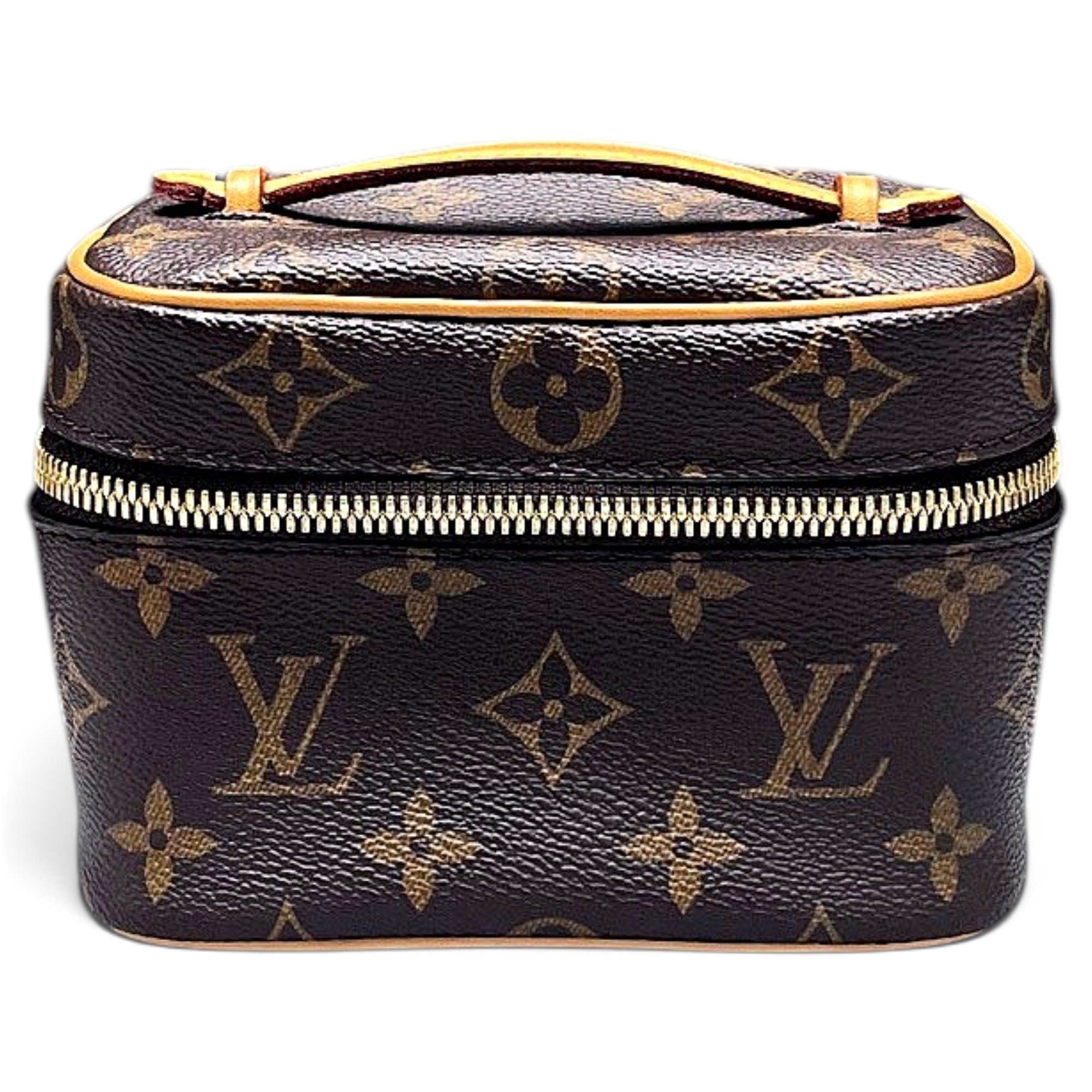 Vanity leather handbag