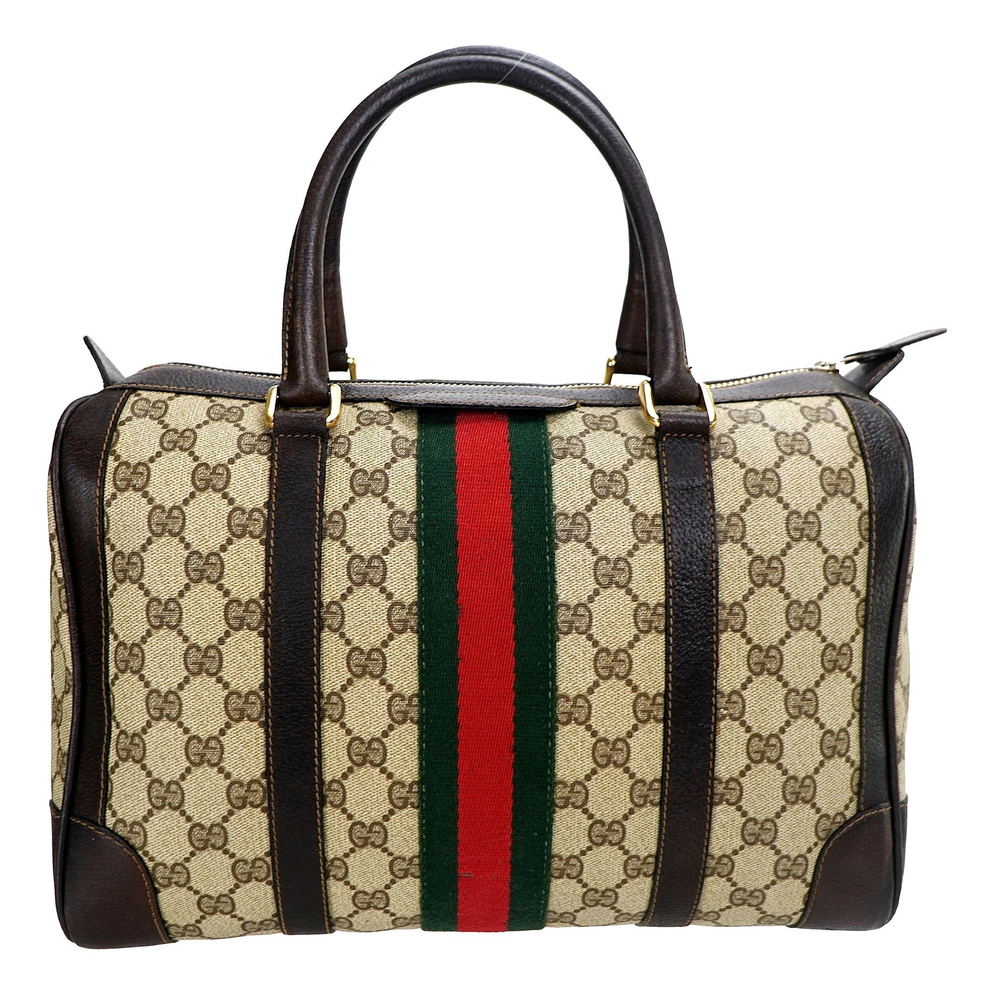 Ophidia Boston leather tote