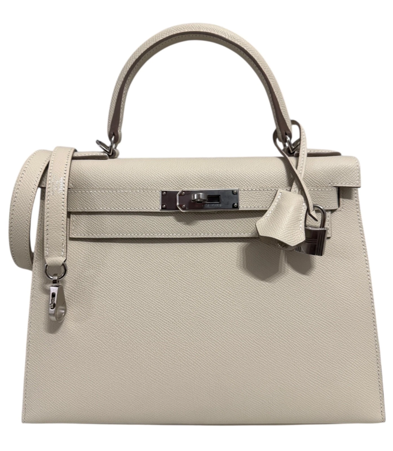 Hermes Craie Epsom Sellier Kelly 28 Palladium Hardware, 2022