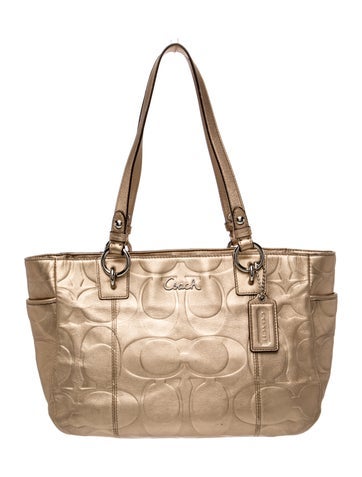Coach Leather Top Handle Bag