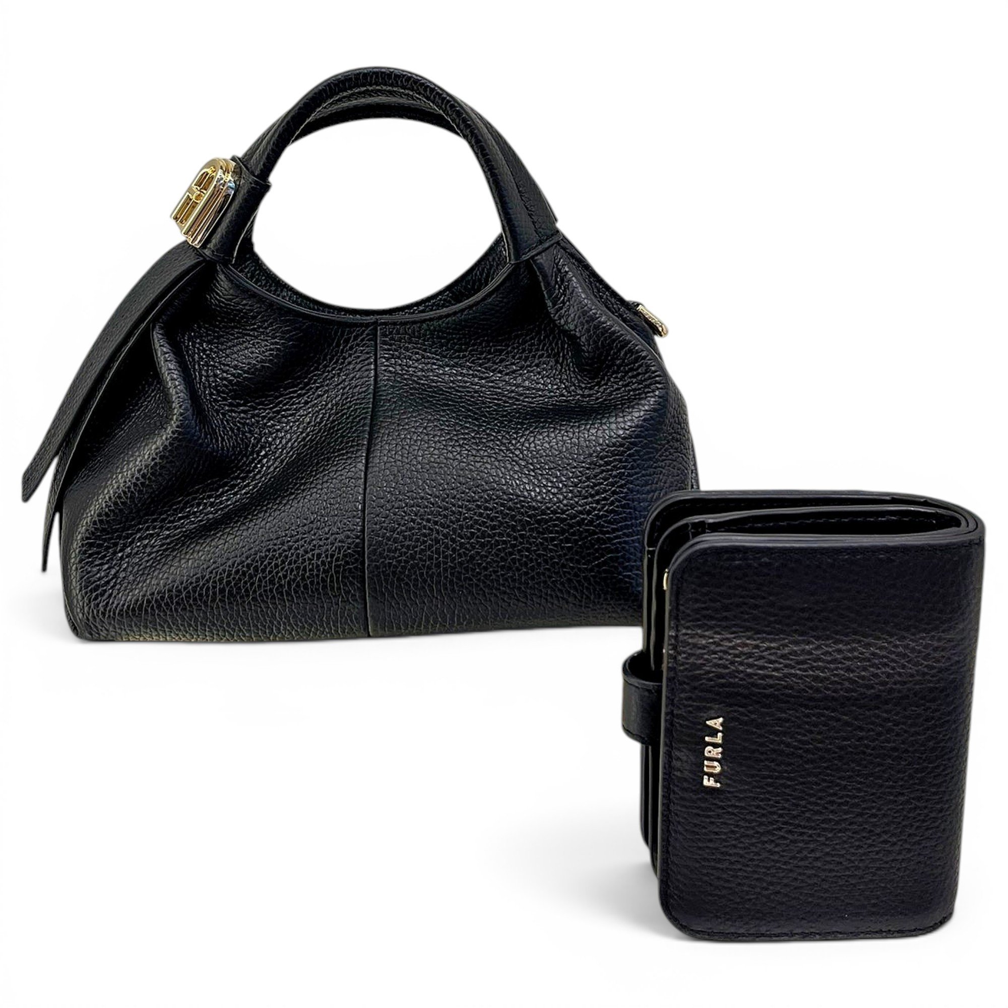 Leather handbag